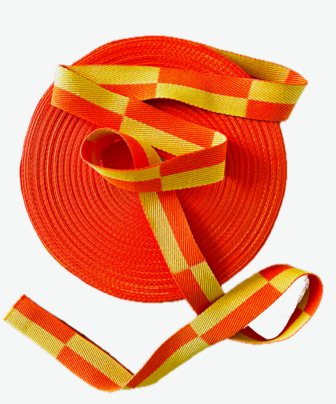 ROULEAU DE CEINTURE JAUNE-ORANGE KARATÉ - UGO JUDO